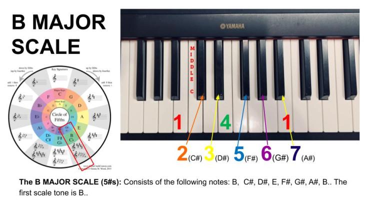 B Major Scale